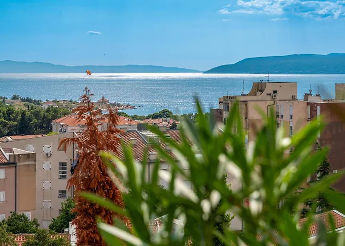 Luxury Adria - Sea & Mountain View, Whirlpool And Free Parking Apartman Makarska